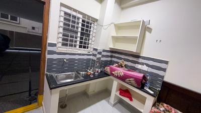 Kitchen Image of 450 Sq.ft 1 RK Apartment / Flat for rent in Good Raghavendra Residency, Kondapur Hyderabad for Rs. 20000