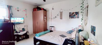 Bedroom Image of 350 Sq.ft 1 RK Apartment / Flat for rent in Indira Nagar Bengaluru for Rs. 23000