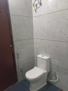 Bathroom Image of 638 Sq.ft 1 BHK Apartment / Flat for rent in Mahalakshmi Nagar Indore for Rs. 17000
