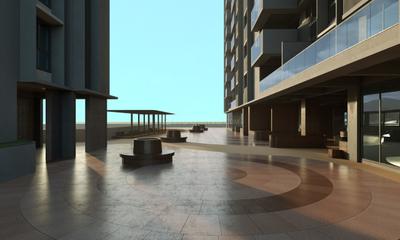 Balcony Image of 1254 Sq.ft 3 BHK Apartment / Flat for sale in Raysan Gandhinagar for Rs. 14000000