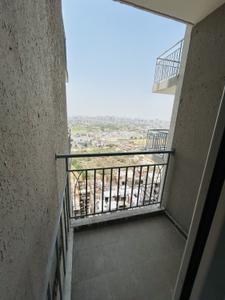 Balcony Image of 1050 Sq.ft 2 BHK Apartment / Flat for rent in Shri Radha Aqua Garden, Noida Extension Greater Noida for Rs. 21000