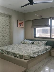 Bedroom Image of 2200 Sq.ft 3 BHK Apartment / Flat for rent in Shivalik Green View, Shantigram Ahmedabad for Rs. 45000