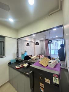Kitchen Image of 702 Sq.ft 1.5 BHK Builder Floor for rent in Amanora Future Towers, Hadapsar Pune for Rs. 40000