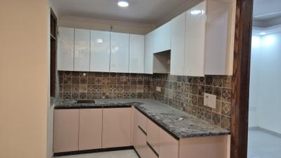 Kitchen Image of 550 Sq.ft 2 BHK Builder Floor for rent in Rajpur New Delhi for Rs. 20500