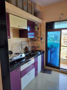 Kitchen Image of 680 Sq.ft 1 BHK Apartment / Flat for sale in Sanghvi Shankheshwar Nagar, Dombivli East Thane for Rs. 4400000