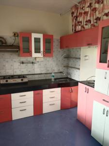 Kitchen Image of 950 Sq.ft 1 BHK Apartment / Flat for rent in Nikash Lawns, Pashan Pune for Rs. 30000