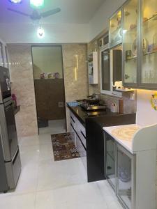 Kitchen Image of 1400 Sq.ft 3 BHK Apartment / Flat for rent in Benchmark Cyprus, Punawale Pune for Rs. 36000