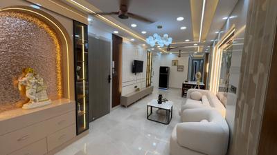 Living Room Image of 1350 Sq.ft 4 BHK Builder Floor for sale in Dwarka Mor New Delhi for Rs. 14000000