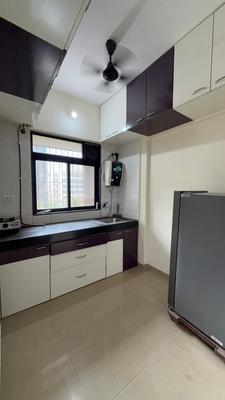 Kitchen Image of 585 Sq.ft 1 BHK Apartment / Flat for sale in Raunak Heights, Kasarvadavali Thane for Rs. 5200000
