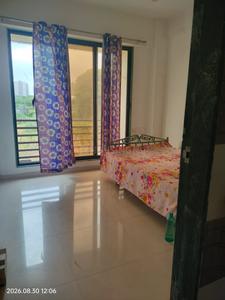 Bedroom Image of 900 Sq.ft 2 BHK Apartment / Flat for rent in Aawaass River Front, Randesan Gandhinagar for Rs. 19000