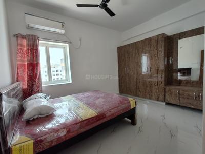 Bedroom Image of 1400 Sq.ft 2 BHK Apartment / Flat for rent in Madhapur Hyderabad for Rs. 40000