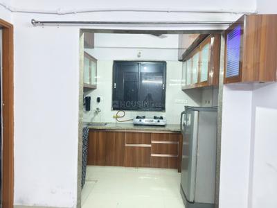Kitchen Image of 850 Sq.ft 1 BHK Apartment / Flat for rent in Signature Vrajdham 2, Ujala Circle Ahmedabad for Rs. 19500