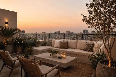 Balcony Image of 4313 Sq.ft 4.5 BHK Apartment / Flat for sale in Baner Pune for Rs. 86000000