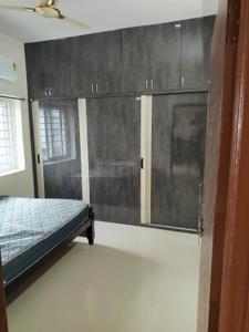 Bedroom Image of 600 Sq.ft 1 BHK Builder Floor for rent in Puppalaguda Hyderabad for Rs. 27500