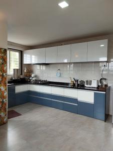 Kitchen Image of 1975 Sq.ft 4 BHK Apartment / Flat for rent in Archit The Zodiac, Anandvalli Nashik for Rs. 35000