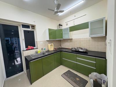 Kitchen Image of 1100 Sq.ft 2 BHK Apartment / Flat for rent in Amanora Aspire Towers, Hadapsar Pune for Rs. 50000