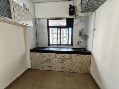 Kitchen Image of 510 Sq.ft 1 BHK Apartment / Flat for rent in Raunak Heights, Kasarvadavali Thane for Rs. 25000