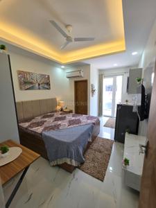 Bedroom Image of 1141 Sq.ft 1 RK Independent House for rent in Sector 57 Gurgaon for Rs. 26000