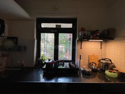 Kitchen Image of 550 Sq.ft 1 BHK Apartment / Flat for rent in Juhu Mumbai for Rs. 90005