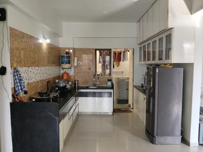 Kitchen Image of 1530 Sq.ft 3 BHK Apartment / Flat for sale in Gota Ahmedabad for Rs. 7800000