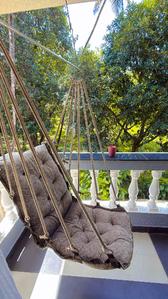 Balcony Image of 1100 Sq.ft 2 BHK Apartment / Flat for rent in Marna Siolim Goa for Rs. 60000
