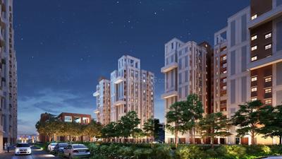 Image of 850 Sq.ft 2 BHK Apartment / Flat for sale in Urban Lakes Phase I, Konnagar, Hooghly for Rs. 3000000