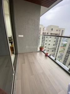 Balcony Image of 1500 Sq.ft 3 BHK Apartment / Flat for rent in Satyamev Serene, Gota Ahmedabad for Rs. 42000