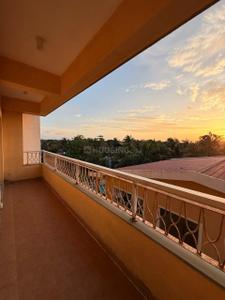 Balcony Image of 580 Sq.ft 1 BHK Apartment / Flat for rent in Veera Prestige, Candolim Goa for Rs. 55000