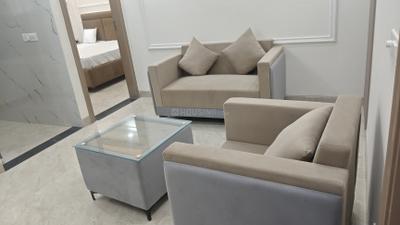 Living Room Image of 1050 Sq.ft 1 BHK Builder Floor for rent in Sector 46 Gurgaon for Rs. 38000