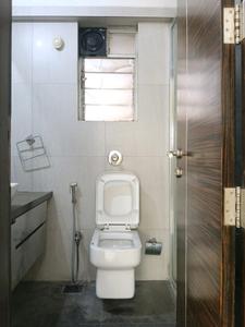 Bedroom One Image of 1250 Sq.ft 2 BHK Apartment / Flat for rent in Soham Tropical Lagoon, Kasarvadavali Thane for Rs. 42000