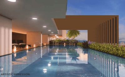 Image of 1050 Sq.ft 2 BHK Apartment / Flat for sale in Vikram Midori Towers, Pimple Nilakh, Pune for Rs. 9700000
