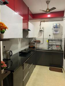 Kitchen Image of 1200 Sq.ft 2 BHK Builder Floor for rent in Saket New Delhi for Rs. 45000