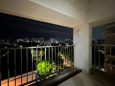 Balcony Image of 1325 Sq.ft 3 BHK Apartment / Flat for rent in New Town Kolkata for Rs. 23000