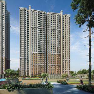 Image of 690 Sq.ft 2 BHK Apartment / Flat for sale in Dosti Olive Dosti West County, Thane West, Thane for Rs. 13300000