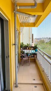 Balcony Image of 1650 Sq.ft 3 BHK Apartment / Flat for rent in Keerthi Royal Palms Phase I , Electronic City Bengaluru for Rs. 40000