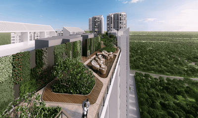 Image of 720 Sq.ft 2 BHK Apartment / Flat for sale in Rustomjee Urbania, Thane West, Thane for Rs. 12500000