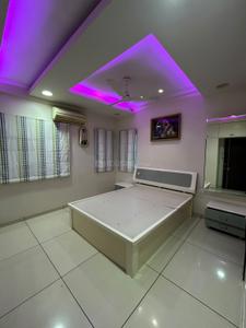 Bedroom Image of 1950 Sq.ft 3 BHK Apartment / Flat for rent in Vasna Vadodara for Rs. 30000