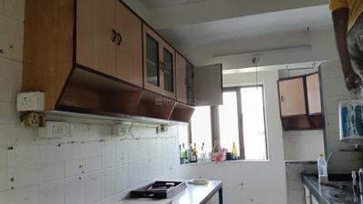 Kitchen Image of 1400 Sq.ft 3 BHK Apartment / Flat for rent in Cosmic Sea Shell Apartment, Andheri West Mumbai for Rs. 155000