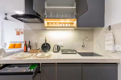 Kitchen Image of 550 Sq.ft 1 RK Apartment / Flat for sale in Yashcon Neon, Viman Nagar Pune for Rs. 8500000