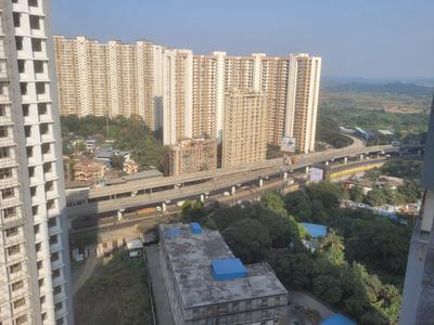 Balcony Image of 785 Sq.ft 2 BHK Apartment / Flat for sale in Godrej Emerald, Thane West Thane for Rs. 8000000