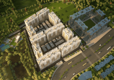 Image of 877 Sq.ft 2 BHK Apartment / Flat for sale in Kohinoor Abhimaan Homes Phase 3, Mamurdi, Pune for Rs. 4800000