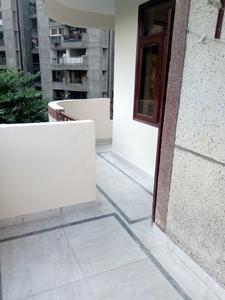 Balcony Image of 1550 Sq.ft 3 BHK Apartment / Flat for rent in Nav Sanjivan CGHS, Sector 12 Dwarka New Delhi for Rs. 37500
