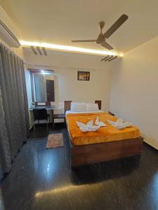 Bedroom Image of 700 Sq.ft 1 BHK Builder Floor for rent in The HSR Club residency, HSR Layout Bengaluru for Rs. 35000