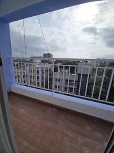 Balcony Image of 850 Sq.ft 2 BHK Apartment / Flat for rent in Kumar Primavera B6, Wadgaon Sheri Pune for Rs. 35000