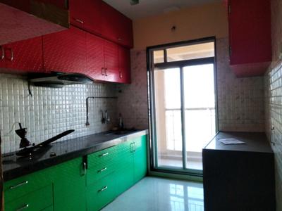 Kitchen Image of 1600 Sq.ft 3 BHK Apartment / Flat for rent in Mahaavir Jyoti, Kharghar Navi Mumbai for Rs. 55000