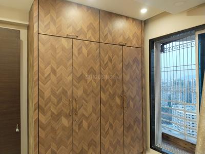 Bedroom Image of 785 Sq.ft 2 BHK Apartment / Flat for rent in Satyam Harmony, Kopar Khairane Navi Mumbai for Rs. 60000