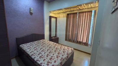 Bedroom Image of 1130 Sq.ft 2 BHK Apartment / Flat for rent in Airoli Navi Mumbai for Rs. 35000