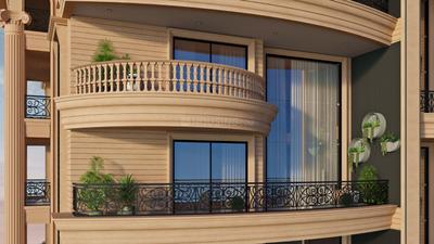 Balcony Image of 1500 Sq.ft 3 BHK Apartment / Flat for sale in Cliffton Palladium, Pipliyahana Indore for Rs. 14000000