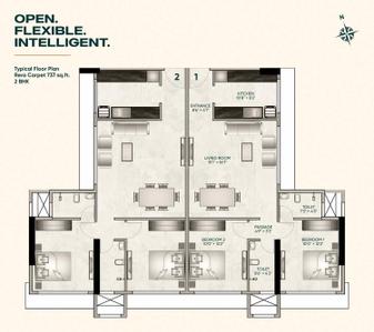 Image of 1600 Sq.ft 3 BHK Apartment / Flat for sale in Trishabh Miraya, Chembur, Mumbai for Rs. 62000000