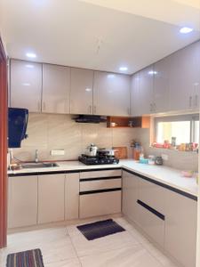 Kitchen Image of 1765 Sq.ft 3 BHK Apartment / Flat for rent in Myscape Sanctuary, Hafeezpet Hyderabad for Rs. 65000